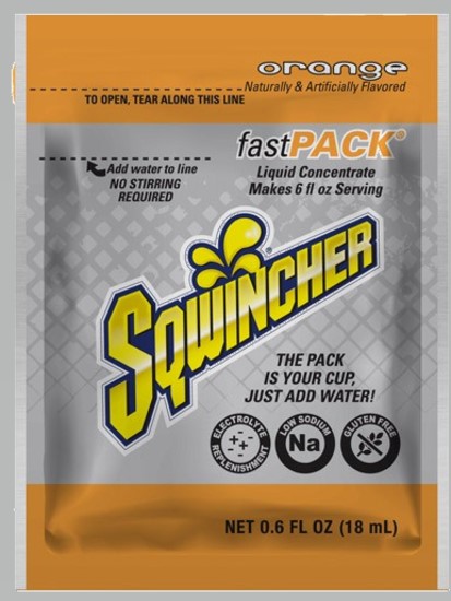 Sqwincher® FAST PACK® Orange - First Aid Safety